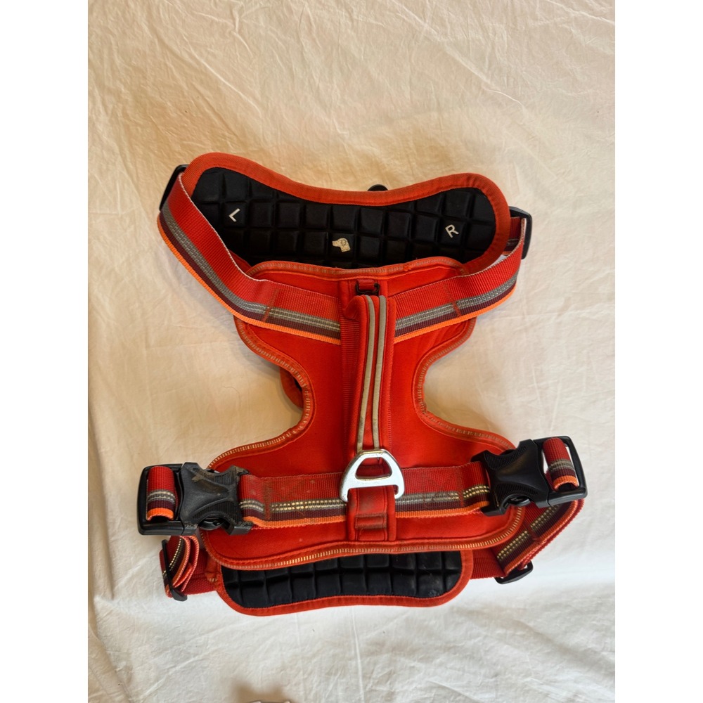 Arcadia Trail Dog Harness Dog Large Orange Excellent Reflective Padded Outdoor